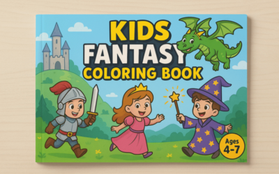 Kids Fantasy Coloring Book Review,