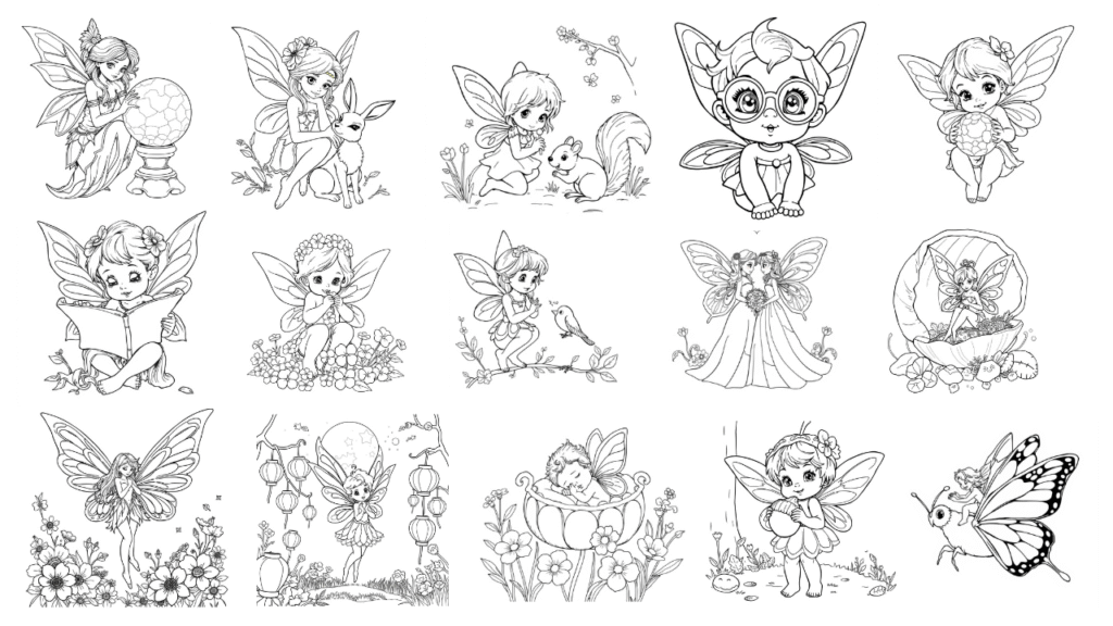 Kids Fantasy Coloring Book Bonuses