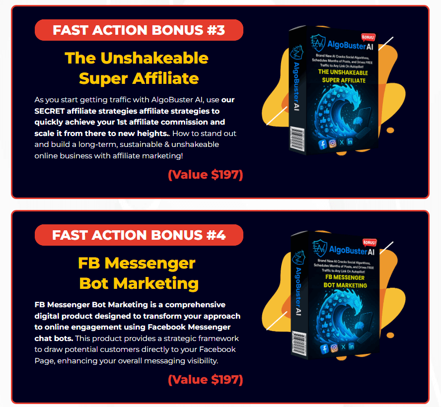 AlgoBuster AI Bonuses