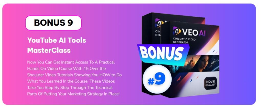 VEO AI Bonuses