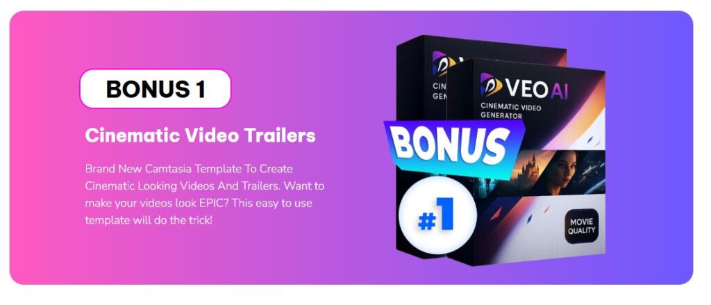 VEO AI Bonuses