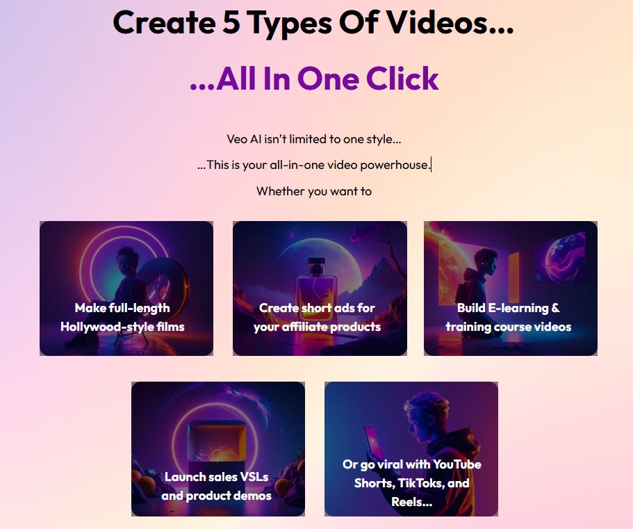 veo ai fEATURES