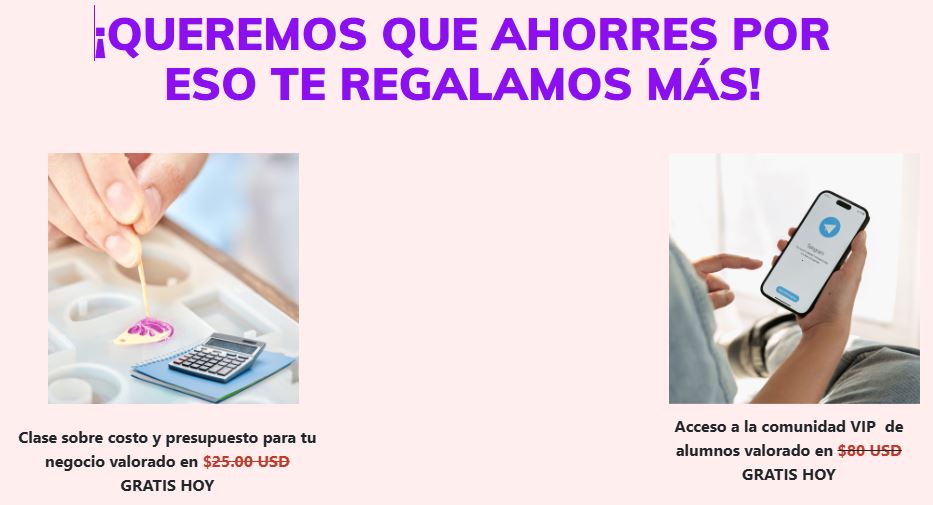 Diseña y Crea Con Resina Bonuses