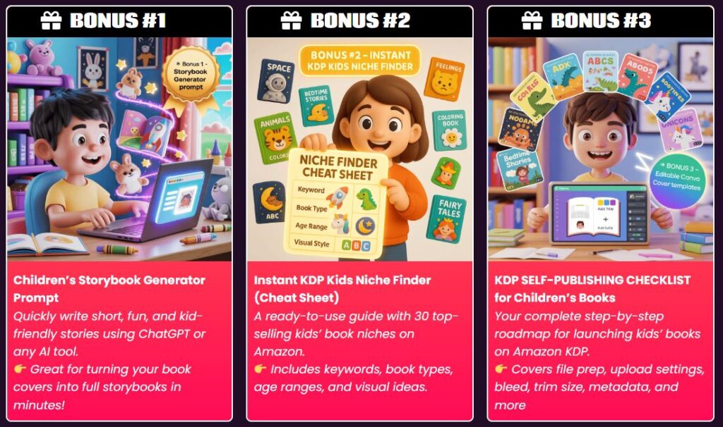 KDP Magic Covers Bonuses