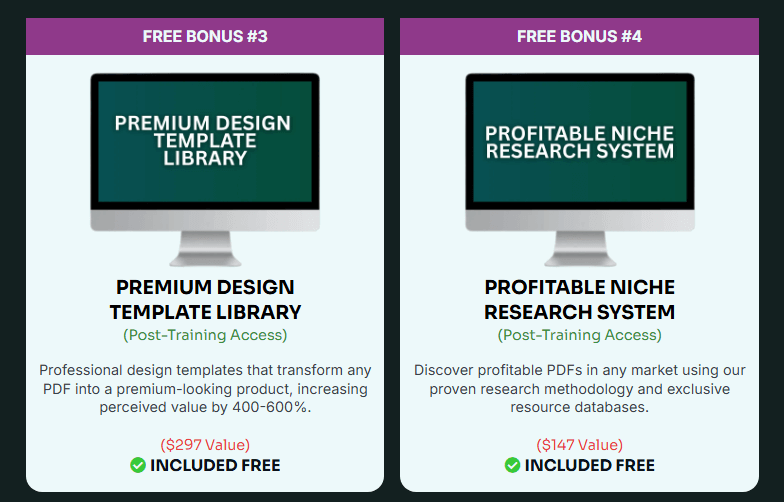 PDF Flipping Bonuses
